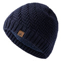 Wintermütze – Gestrickte Beanie mit Fellfutter für Damen und Herren