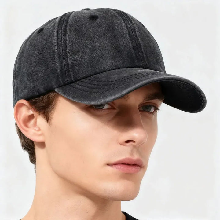 Basecap Unisex – Gewaschene Baumwoll Kappe im Dad-Hat-Stil für Damen und Herren