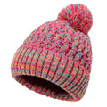 Bommelmütze Damen – Gestrickte Wintermütze mit Bommel und Ananas-Muster