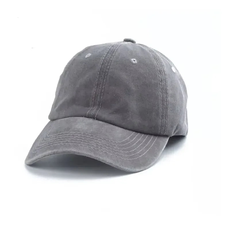 Basecap Unisex – Gewaschene Baumwoll Kappe im Dad-Hat-Stil für Damen und Herren