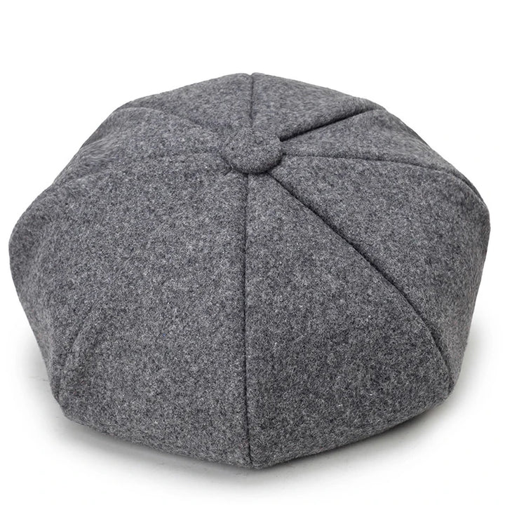 Baskenmütze Kappe – Winddichte Wollkappe für Damen und Herren, Herbst und Winter