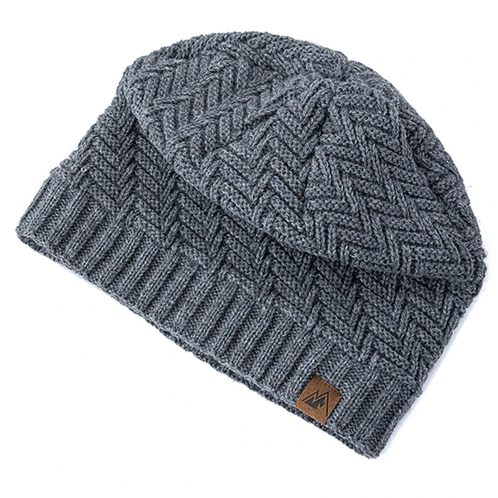 Wintermütze – Gestrickte Beanie mit Fellfutter für Damen und Herren