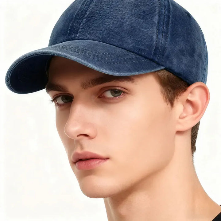 Basecap Unisex – Gewaschene Baumwoll Kappe im Dad-Hat-Stil für Damen und Herren