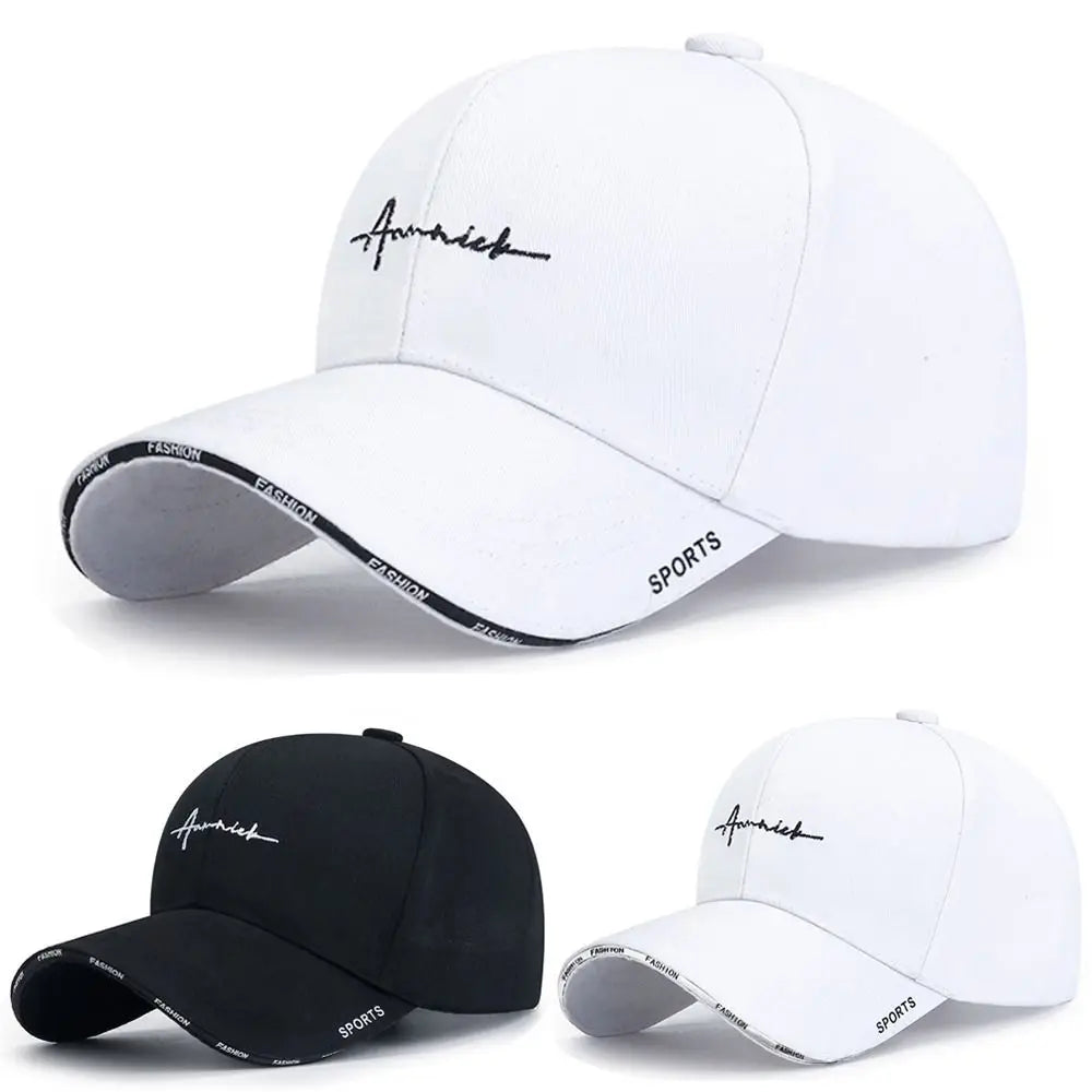 Basecap Männer – Bestickte Baseball Kappe mit Sonnenschutz aus Baumwolle