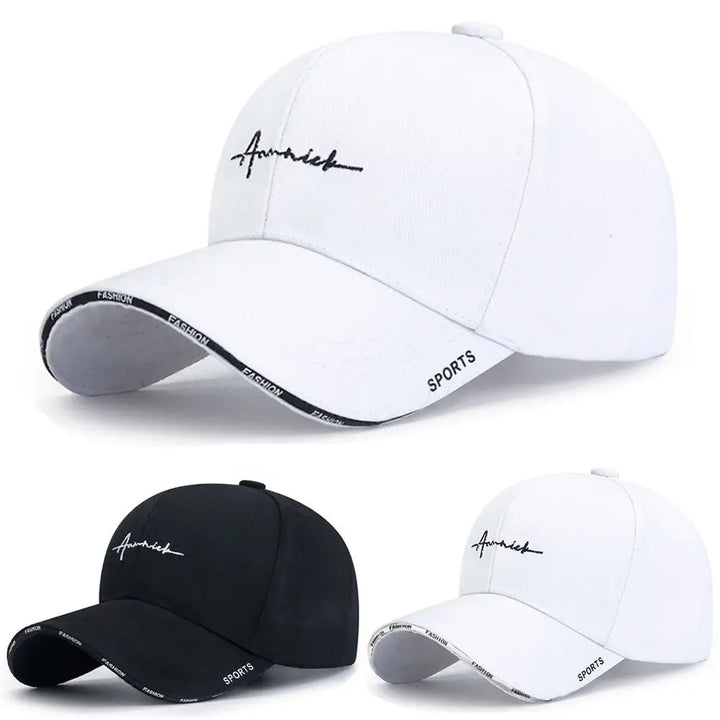 Basecap Männer – Bestickte Baseball Kappe mit Sonnenschutz aus Baumwolle