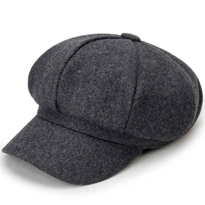 Baskenmütze Kappe – Winddichte Wollkappe für Damen und Herren, Herbst und Winter