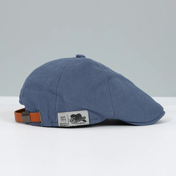 Kappe für Männer und Frauen – Baumwoll Schiebermütze im britischen Vintage-Stil