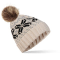 Bommelmütze – Gestrickte Wintermütze mit Bommel für Damen und Herren
