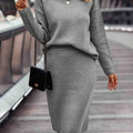 2-teiliges Damen Set aus Pullover und Rock | EB