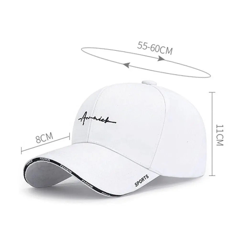 Basecap Männer – Bestickte Baseball Kappe mit Sonnenschutz aus Baumwolle