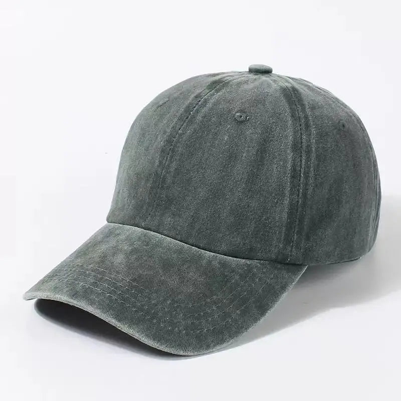 Basecap Unisex – Gewaschene Baumwoll Kappe im Dad-Hat-Stil für Damen und Herren
