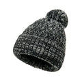 Bommelmütze Damen – Gestrickte Wintermütze mit Bommel und Ananas-Muster