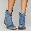 Elegante Wildleder-Westernstiefel für einen stilvollen Look