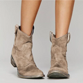 Elegante Wildleder-Westernstiefel für einen stilvollen Look