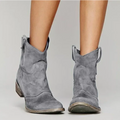 Elegante Wildleder-Westernstiefel für einen stilvollen Look