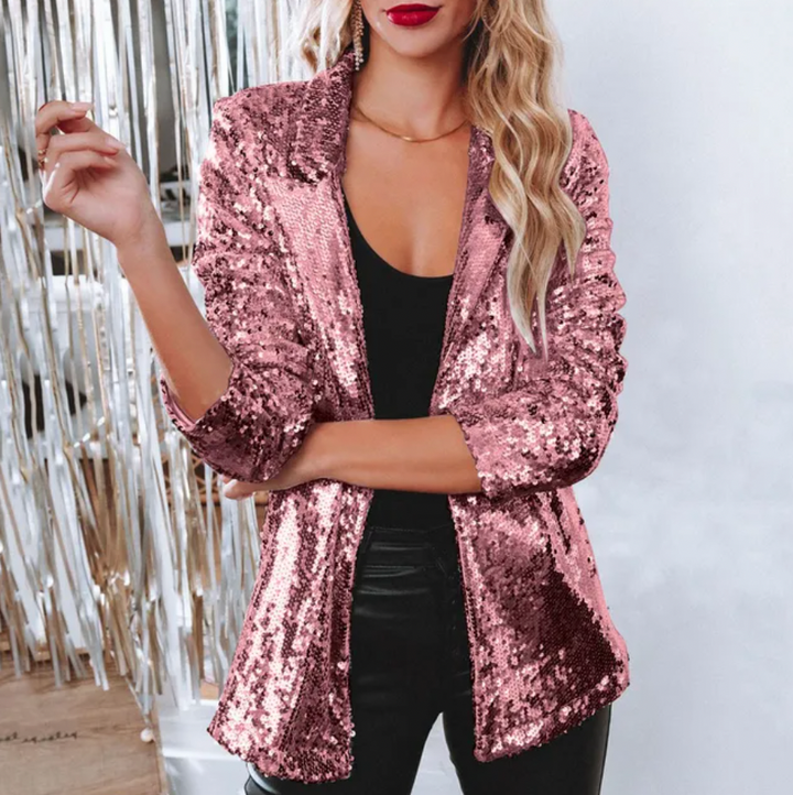 Pailletten-blazer