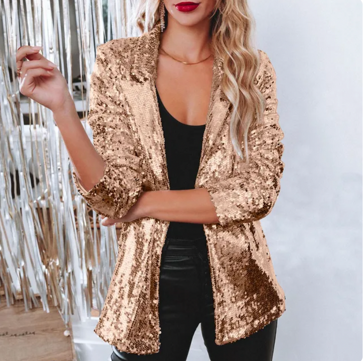 Pailletten-blazer
