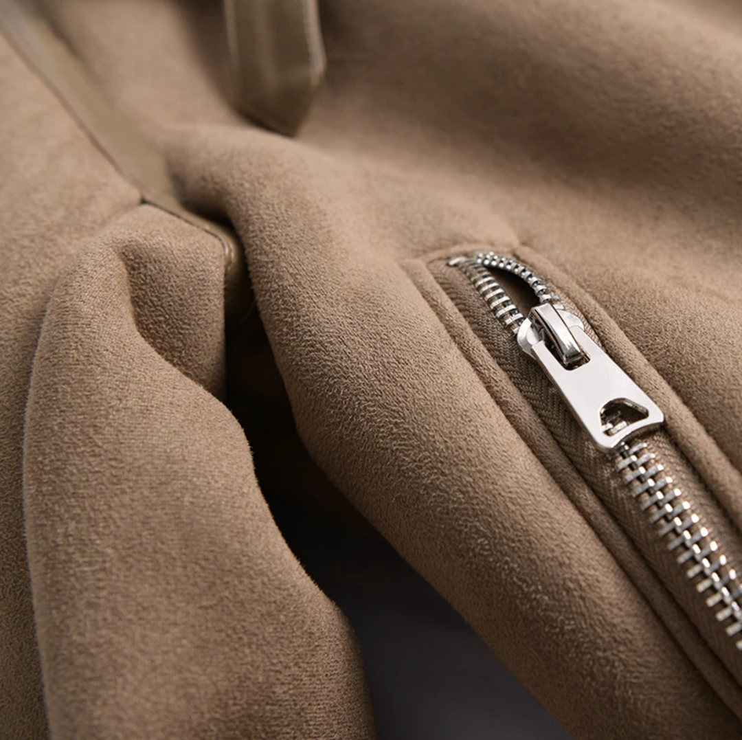 Sherpa-Fleece-Bomberjacke