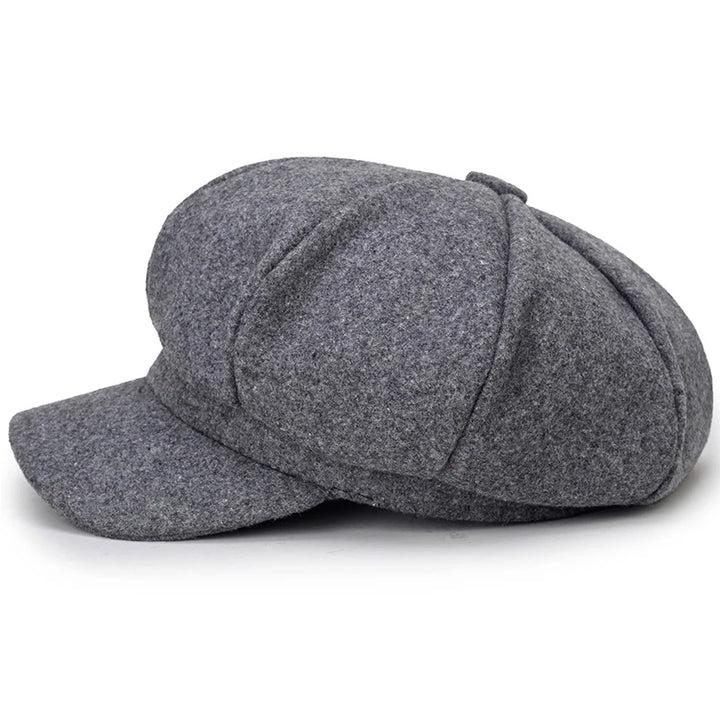 Baskenmütze Kappe – Winddichte Wollkappe für Damen und Herren, Herbst und Winter