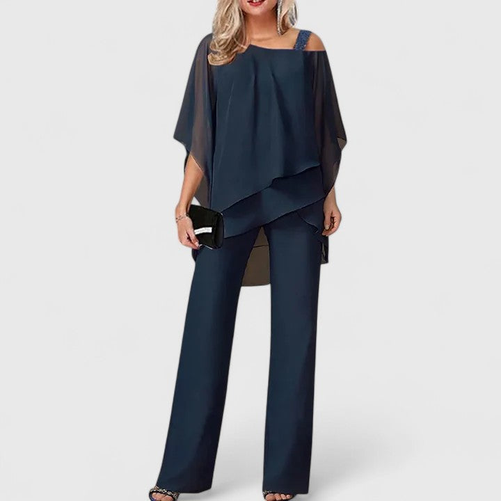 Elegantes Zweiteiliges Hosen-Set