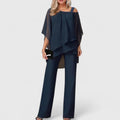 Elegantes Zweiteiliges Hosen-Set