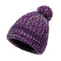 Bommelmütze Damen – Gestrickte Wintermütze mit Bommel und Ananas-Muster