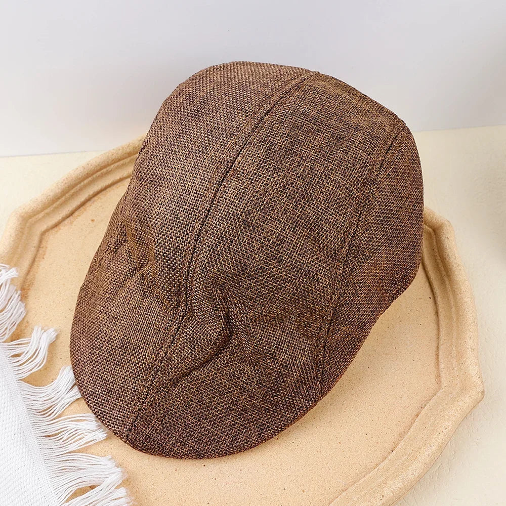 Baskenmütze für Männer – Britische Kappe im Retro-Stil für Frühling und Sommer