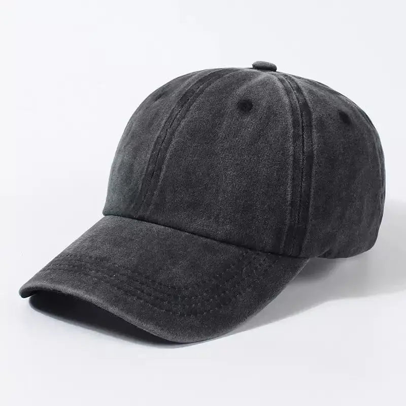 Basecap Unisex – Gewaschene Baumwoll Kappe im Dad-Hat-Stil für Damen und Herren