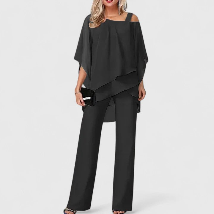 Elegantes Zweiteiliges Hosen-Set