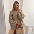 Flauschiger Oversize Strickpullover