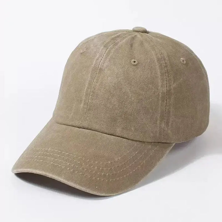 Basecap Unisex – Gewaschene Baumwoll Kappe im Dad-Hat-Stil für Damen und Herren
