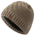 Wintermütze – Gestrickte Beanie mit Fellfutter für Damen und Herren