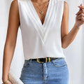 Elegante ärmellose Bluse
