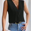 Elegante ärmellose Bluse