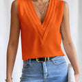 Elegante ärmellose Bluse