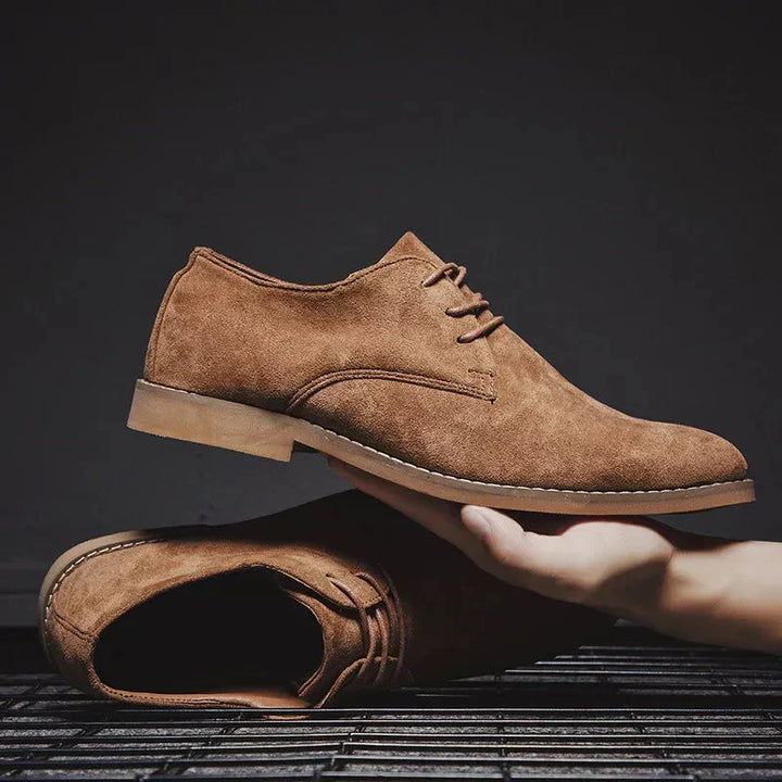 Herren Frühling Minimalistische Schnür-Derby-Schuhe