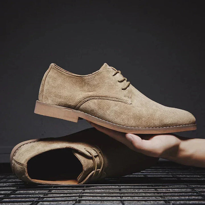Herren Frühling Minimalistische Schnür-Derby-Schuhe