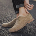 Herren Frühling Minimalistische Schnür-Derby-Schuhe