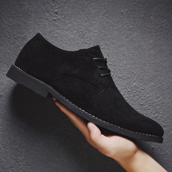 Herren Frühling Minimalistische Schnür-Derby-Schuhe