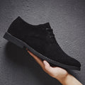 Herren Frühling Minimalistische Schnür-Derby-Schuhe