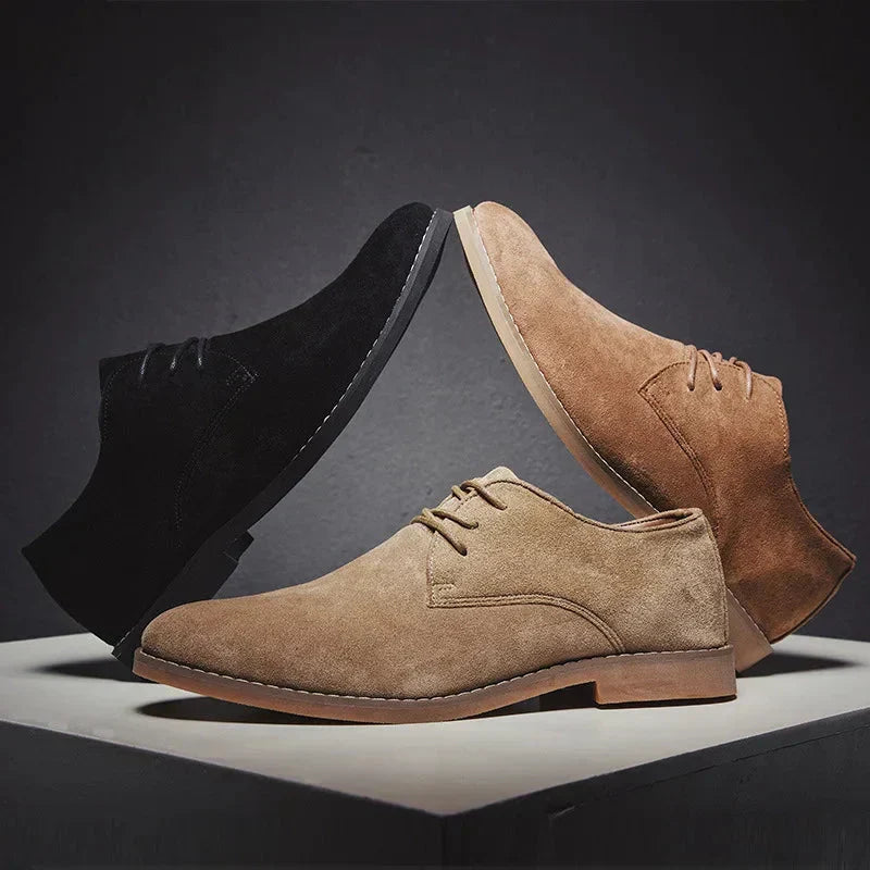Herren Frühling Minimalistische Schnür-Derby-Schuhe