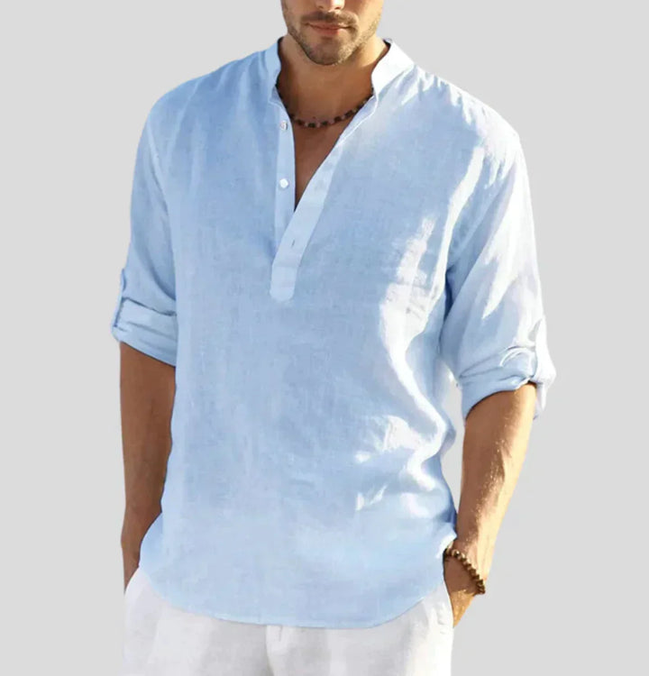 Elegantes Leinenhemd für Herren