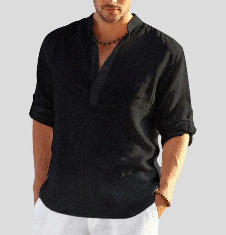 Elegantes Leinenhemd für Herren