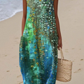 Künstlerisches Strandkleid