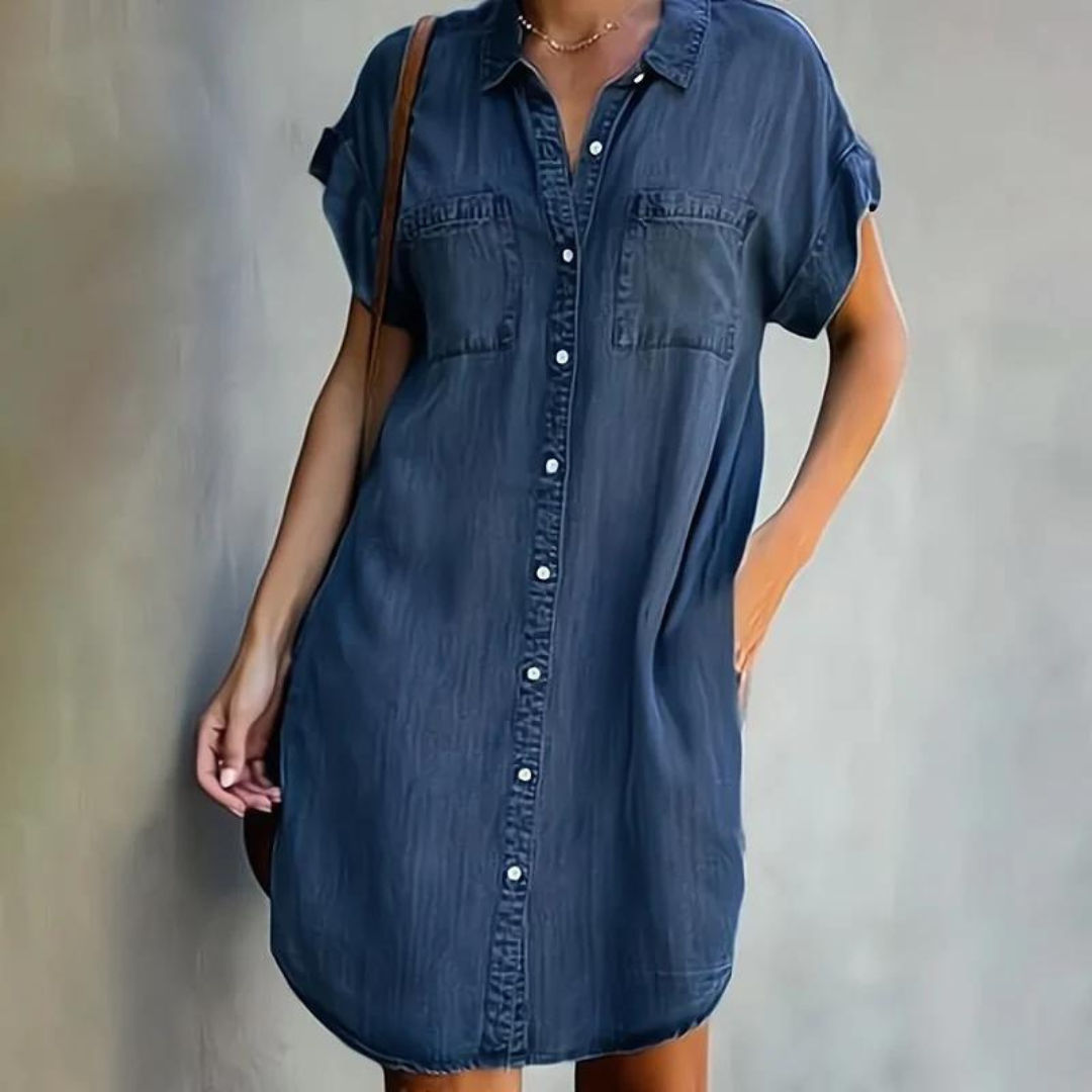 Hochwertiges Denimkleid