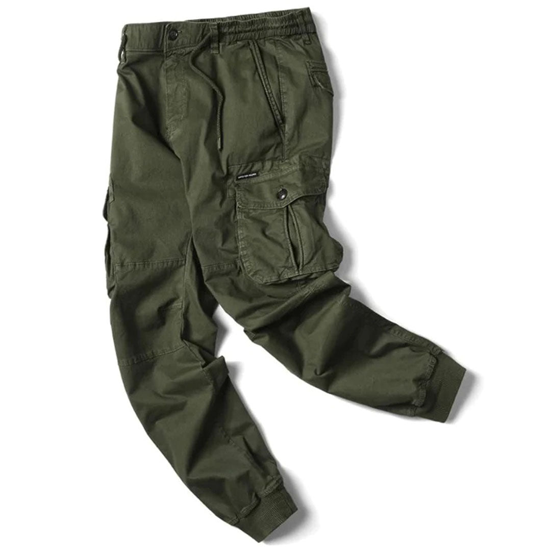 Herren Modische Cargohose mit schmal zulaufender Passform