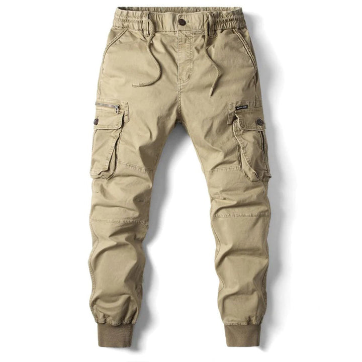 Herren Modische Cargohose mit schmal zulaufender Passform