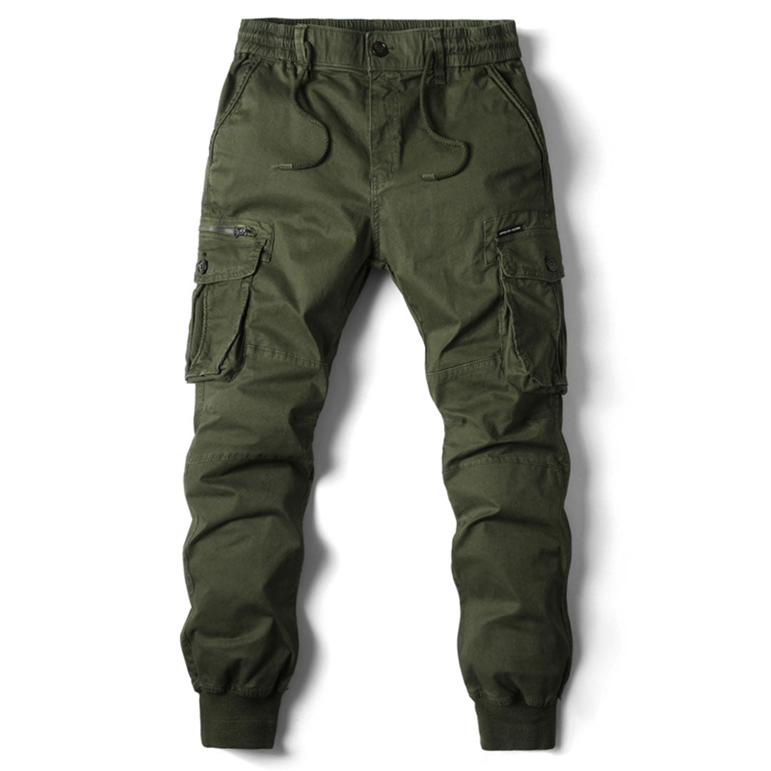 Herren Modische Cargohose mit schmal zulaufender Passform