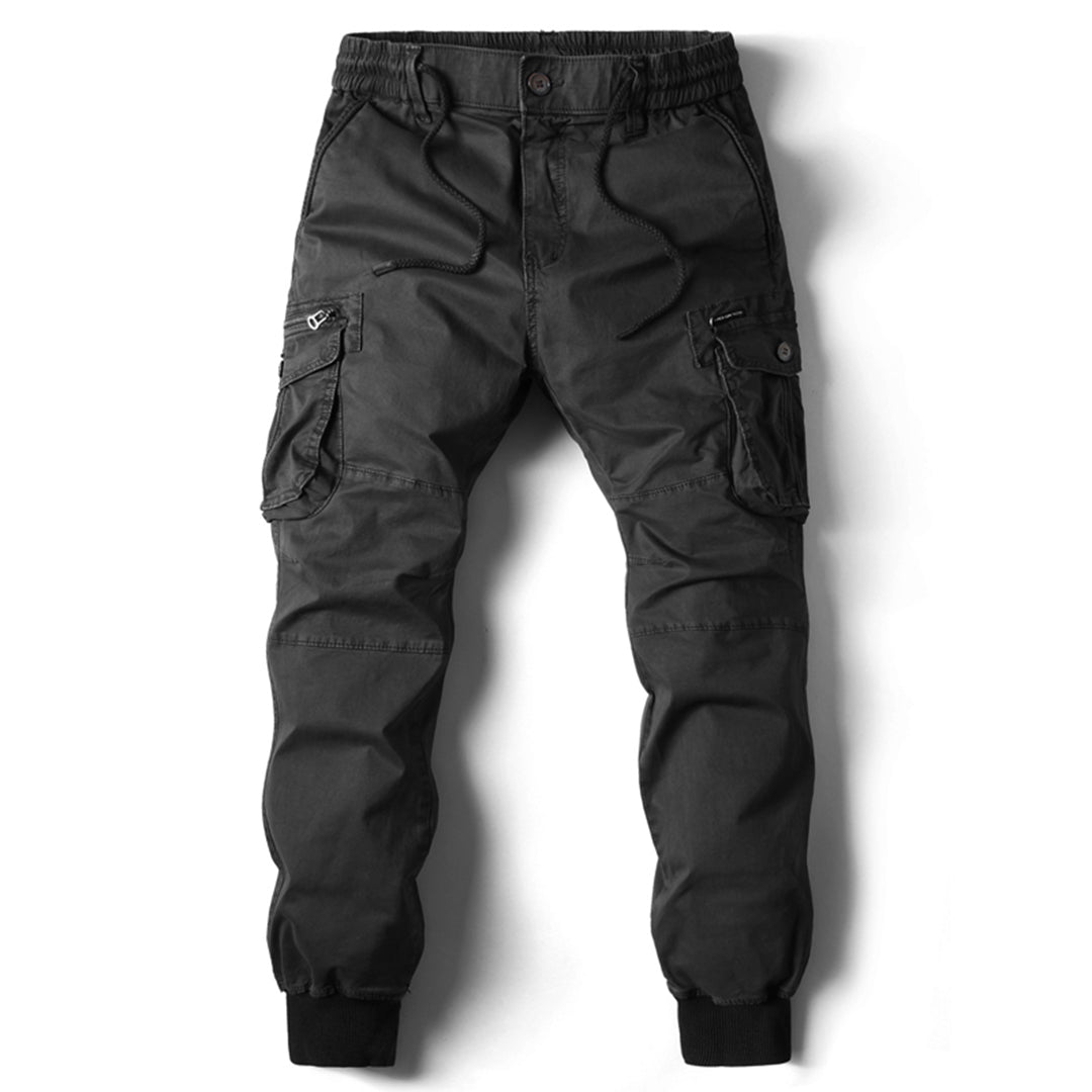 Herren Modische Cargohose mit schmal zulaufender Passform
