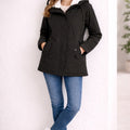Lange Winterjacke Mit Kapuze & Futter